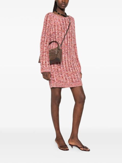 Missoni long-sleeve knitted mini dress - Pink - zdjęcie produktu nr 2