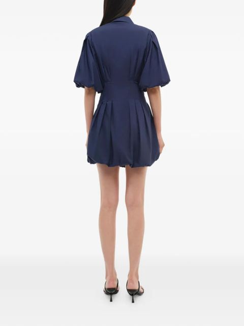 Simkhai Cleo balloon-sleeve mini dress - Blue