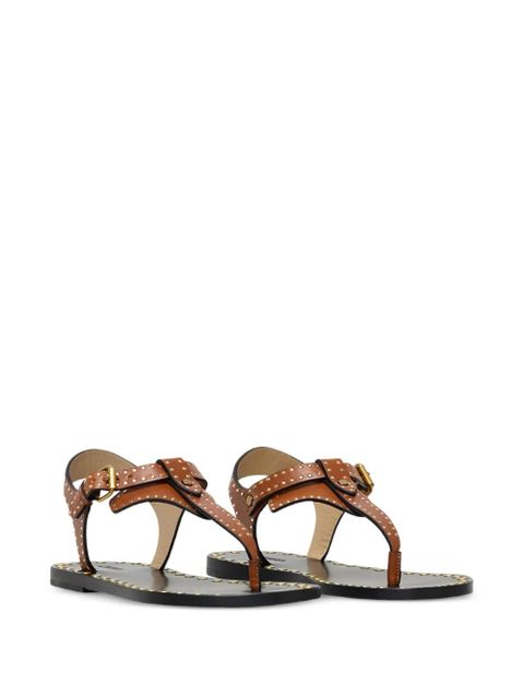 ISABEL MARANT buckle studded sandals - Brown - zdjęcie produktu nr 2