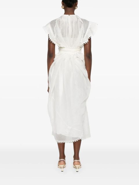 ZIMMERMANN Balance Waterfall dress - White - zdjęcie produktu nr 1