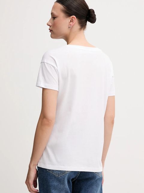 Armani Exchange t-shirt bawełniany - zdjęcie produktu nr 2