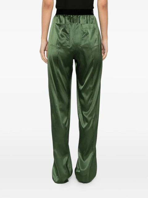 TOM FORD satin trousers - Green
