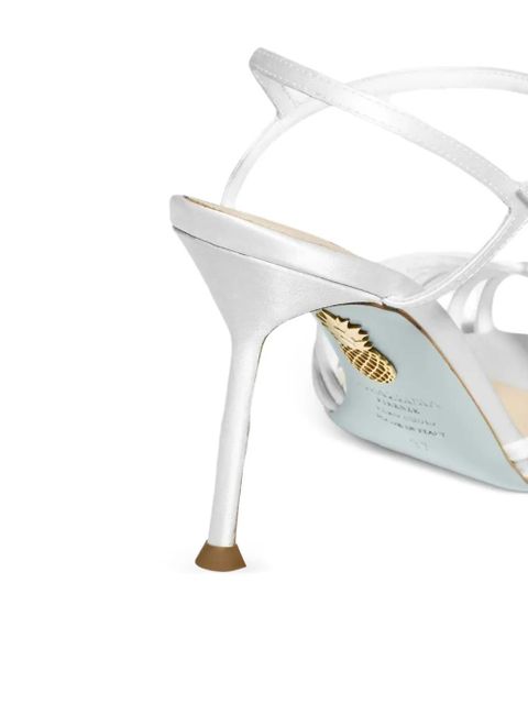 Aquazzura Hold Me white sandals