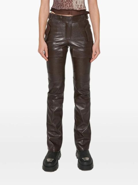 MISBHV flap-pockets trousers - Brown - zdjęcie produktu nr 1