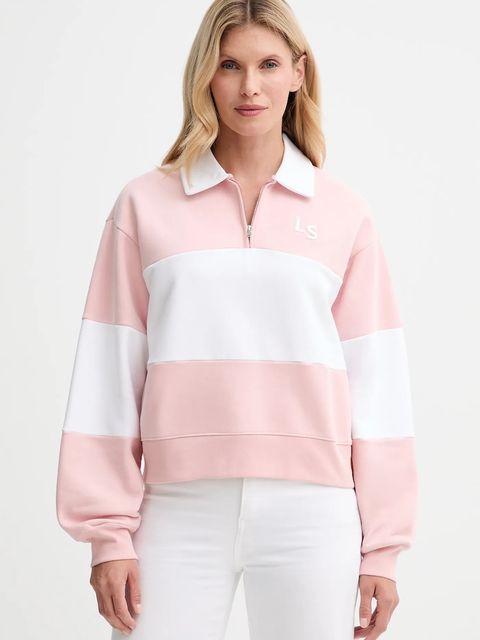 Levi's bluza bawełniana damska kolor różowy wzorzysta 003QM - zdjęcie produktu nr 1