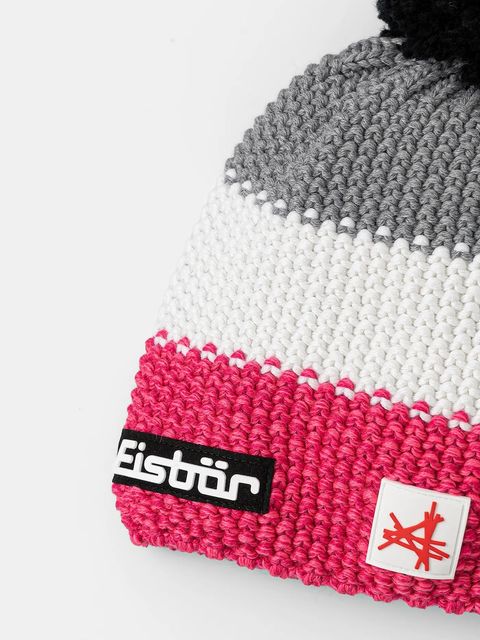 Eisbar czapka z domieszką wełny Star Pompon MÜ SA