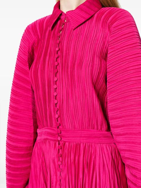 Simkhai Indiana pleated maxi dress - Pink