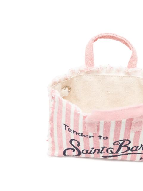 MC2 Saint Barth striped phone bag - Pink