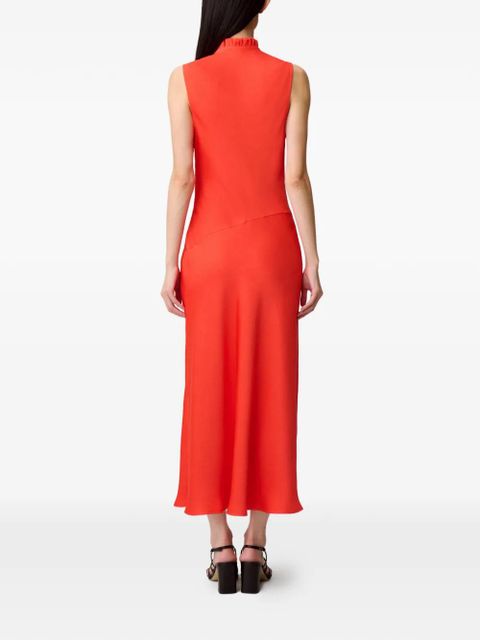 Claudie Pierlot ruffled cutout dress - Red