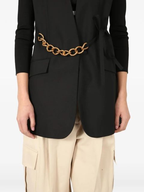 Givenchy chain-detail sleeveless blazer - Black