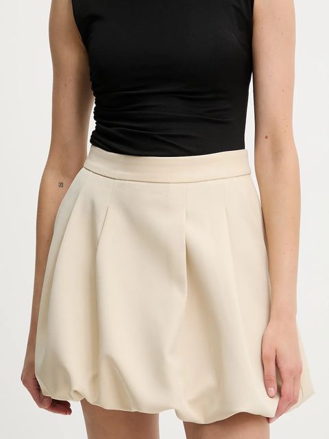 Answear.LAB spódnica kolor beżowy mini prosta - zdjęcie produktu nr 1