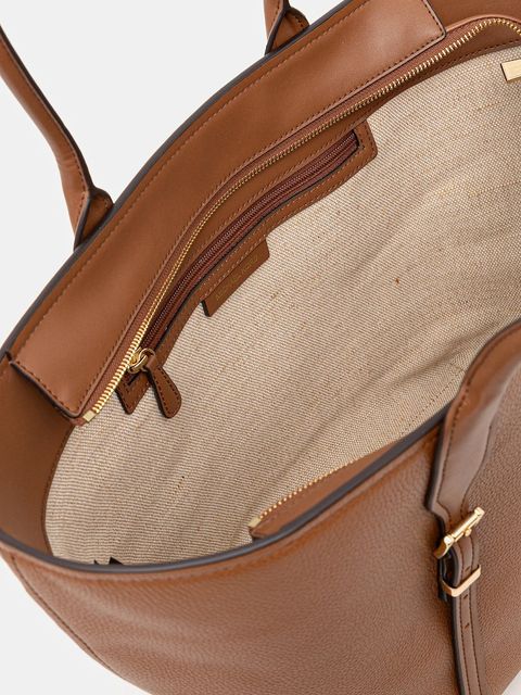 MICHAEL Michael Kors torebka skórzana kolor brązowy 30R5G9OT7L