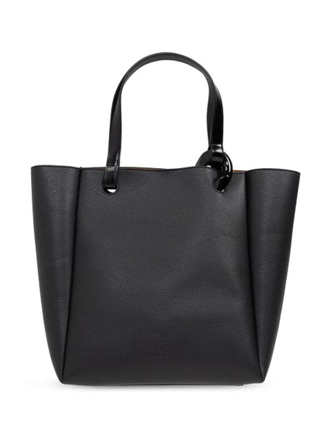 JW Anderson Corner leather tote bag - Black - zdjęcie produktu nr 1