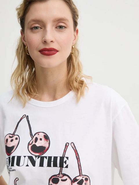 MUNTHE t-shirt bawełniany FELITA