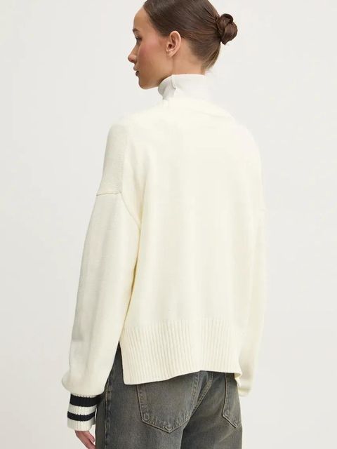 Guess Jeans kardigan bawełniany kolor beżowy W4BR81 Z3HM1