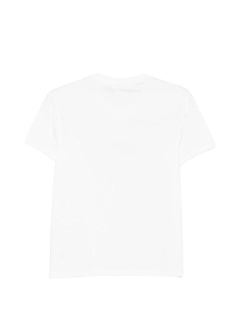 MC2 Saint Barth Emilie rhinestone-logo T-shirt - White - zdjęcie produktu nr 2