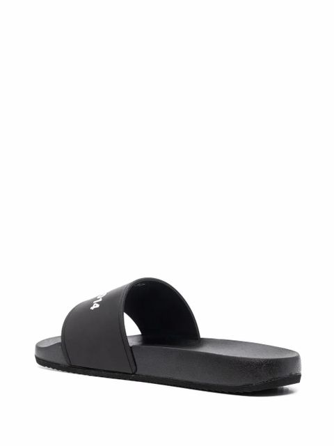 Axel Arigato logo-print slides - Black - zdjęcie produktu nr 2