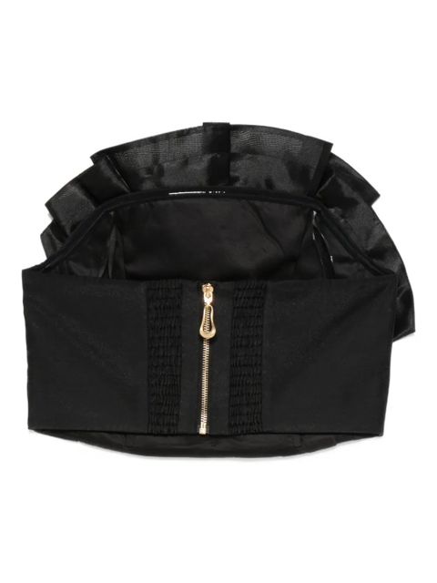 Aje Selestia ruffled top - Black