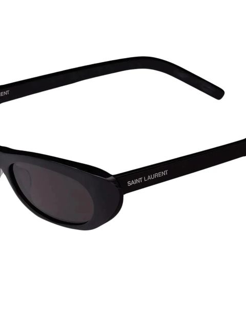 Saint Laurent Eyewear SL 557 Shade oval-frame sunglasses - Black