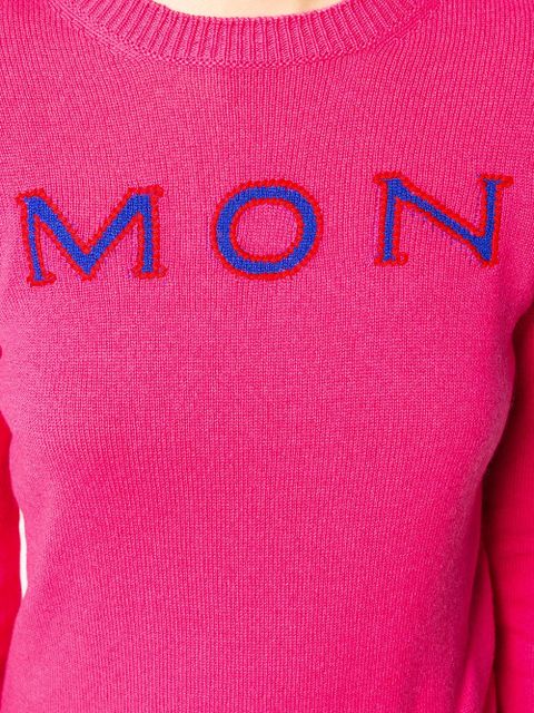 Moncler logo sweater - Pink