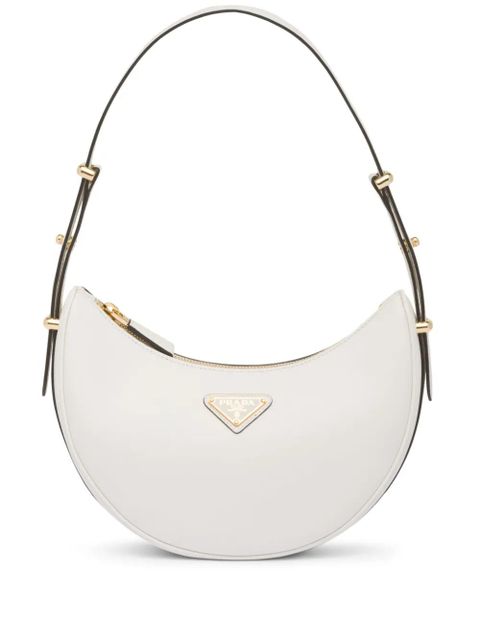 Prada Arqué leather shoulder bag - White - zdjęcie produktu nr 1