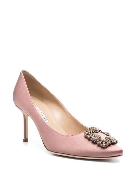 Manolo Blahnik 70mm Hangisi pumps - Pink - zdjęcie produktu nr 2