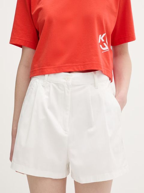 Tommy Jeans szorty damskie bawełniane z elastanem - zdjęcie produktu nr 2