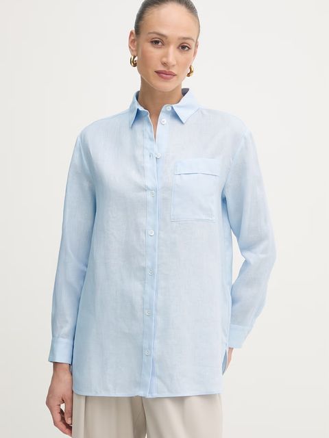 MM by Max Mara koszula damska lniana FILO - zdjęcie produktu nr 1