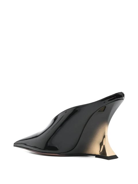 Paris Texas Nina pointed-toe mules - Black