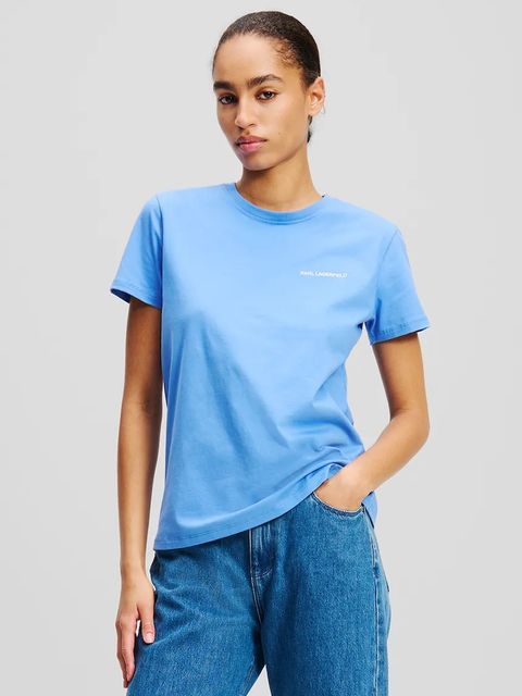 Karl Lagerfeld t-shirt bawełniany ESSENTIAL - zdjęcie produktu nr 2