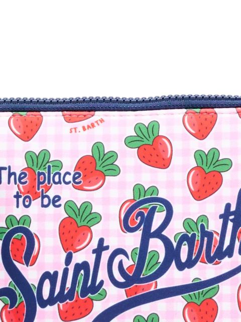 MC2 Saint Barth strawberry graphic pochette - Pink