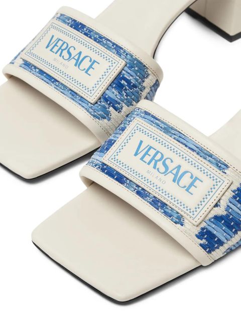 Versace Theia mules - White