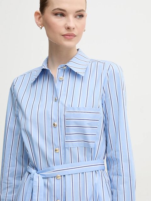 Marc Aurel sukienka kolor niebieski mini rozkloszowana 6525-2000-24780