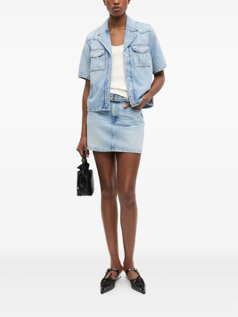 GANNI denim shirt - Blue