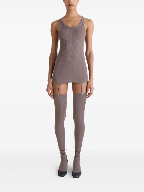 LEMAIRE ribbed suspender vest - Neutrals - zdjęcie produktu nr 2