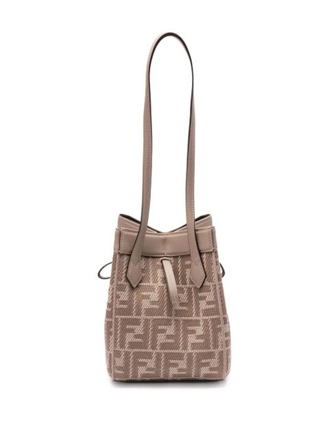 FENDI mini Oragami bucket bag - Grey - zdjęcie produktu nr 2
