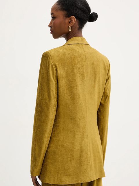 Haveone marynarka kolor zielony jednorzędowa gładka JCB-P002