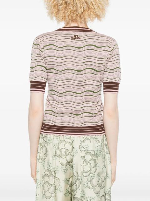 Marni jacquard logo jumper - Pink