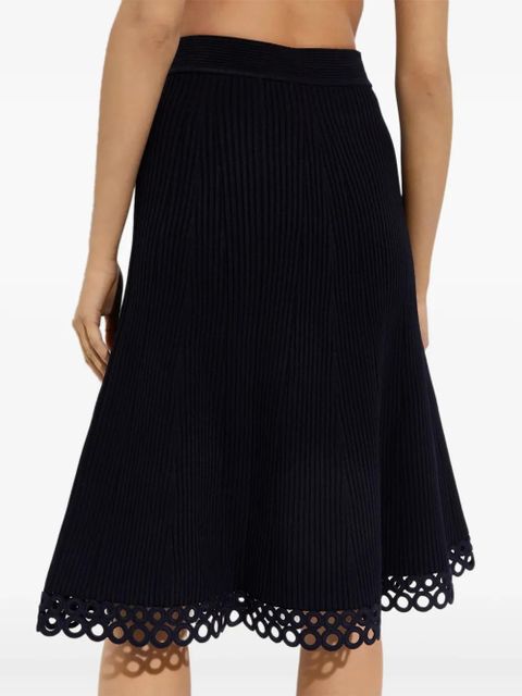 Simkhai Livina A-line midi skirt - Black