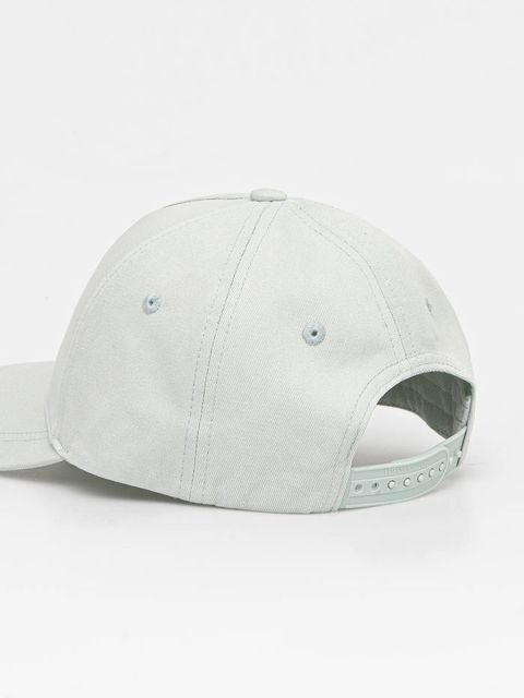 Armani Exchange czapka z daszkiem bawełniana kolor zielony z aplikacją XW000956 AF13848