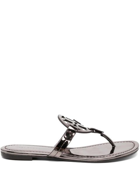 Tory Burch Miller metallic sandals - Grey - zdjęcie produktu nr 1
