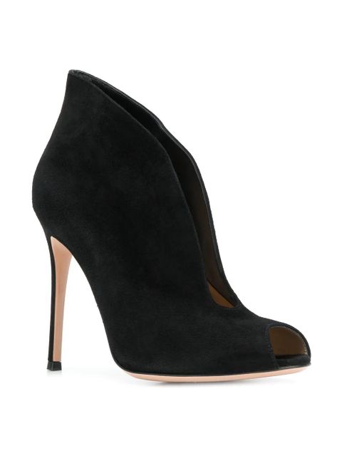 Gianvito Rossi 105mm Vamp suede pumps - Black - zdjęcie produktu nr 2