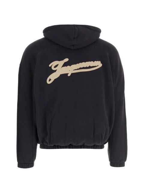 Jacquemus zip pocket hoodie - Black - zdjęcie produktu nr 1