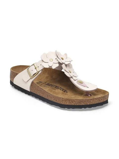 Birkenstock japonki skórzane Gizeh Flowers - zdjęcie produktu nr 1