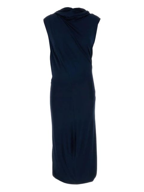 Magda Butrym draped hooded midi dress - Blue - zdjęcie produktu nr 1