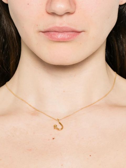 Missoma mini Curly Molten initial necklace - Gold - zdjęcie produktu nr 2