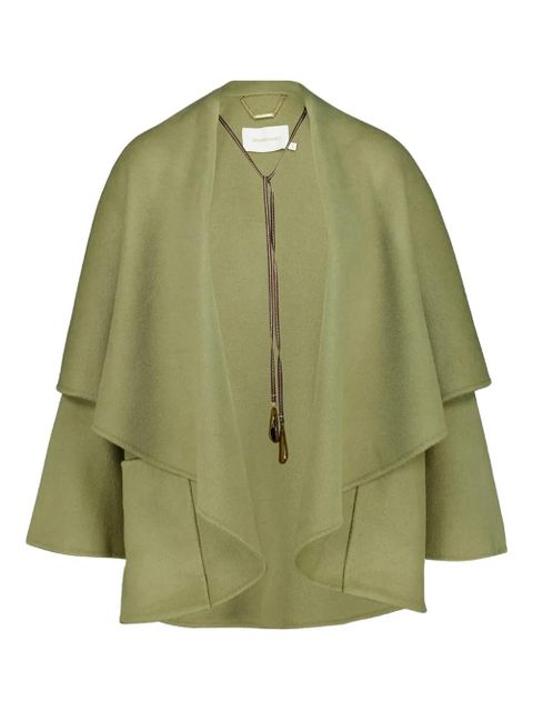 ZIMMERMANN Rebellion wool cape - Green - zdjęcie produktu nr 1