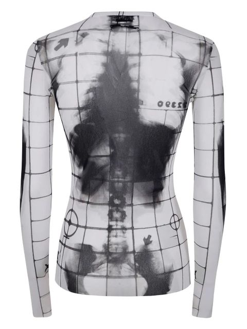 Jean Paul Gaultier trompe-l'oeil T-shirt - White