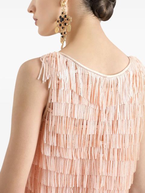 Dolce & Gabbana sequinned sleeveless top - Pink