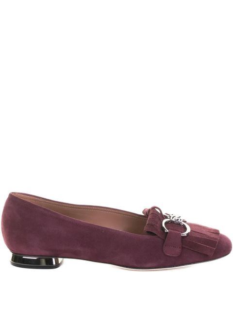 Casadei fringe-detail suede pumps - Red - zdjęcie produktu nr 1